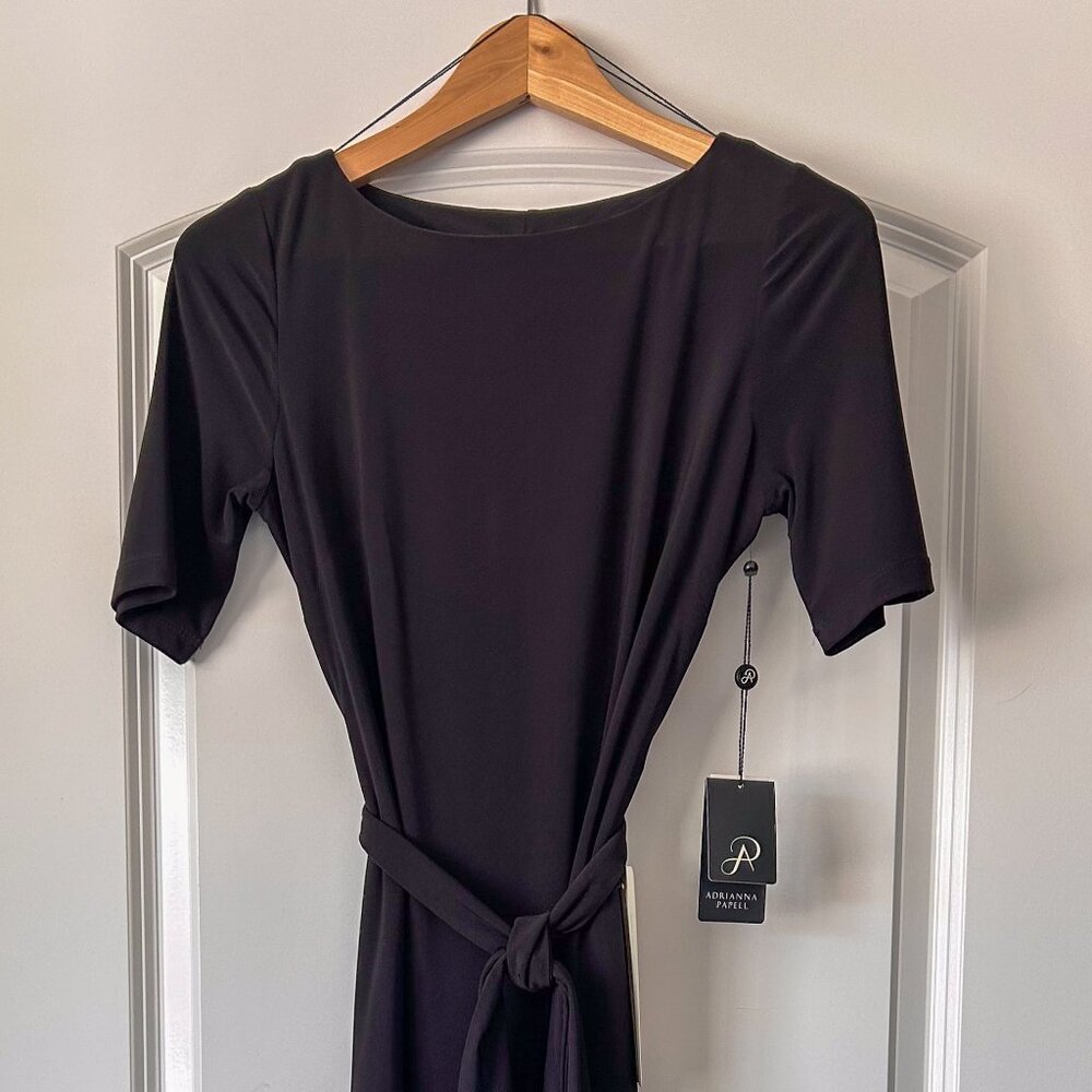 Adrianna Papell Black Cocktail Party Dress